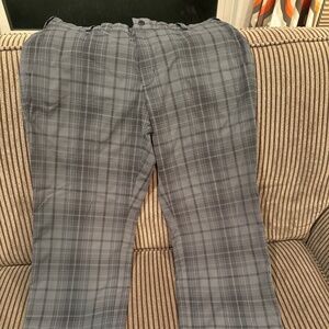 NIKE DRI-FIT PERFORMANCE PLAID GOLF PANTS
